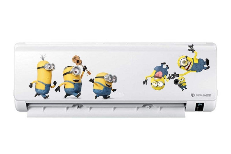 Akki World AC Sticker Wall Sticker Split Ac Stickers Air Conditioner Sticker Standard Size - Image 4