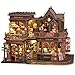Spilay DIY Miniature House Kit Miniature Dollhouse Kit with Music Box Mini House Building Kit Book Nook for Adult Creative Bookshelf Decoration Unique Gift Letter Coffee Letter Coffee - Image 2
