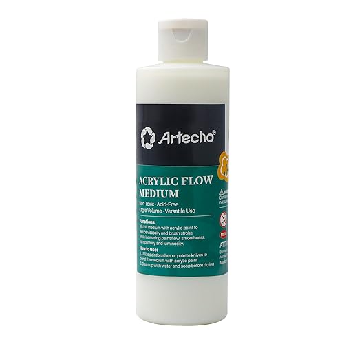 Artecho Pouring Effects Medium 8oz / 236ml, Acrylic Medium for Acrylic Paint - Image 1