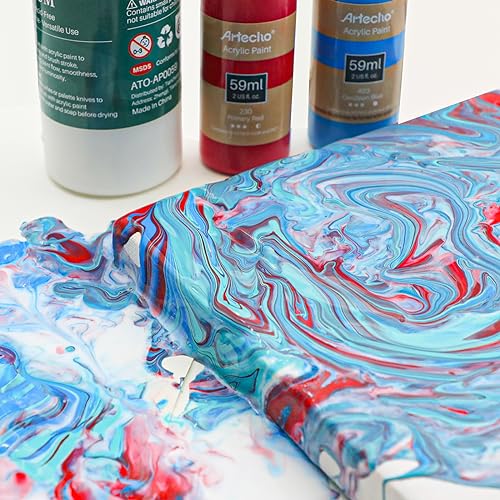 Artecho Pouring Effects Medium 8oz / 236ml, Acrylic Medium for Acrylic Paint - Image 5