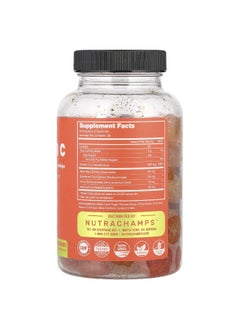 NutraChamps NutraChamps, Vitamin C, Natural Orange & Cherry, 60 Vegan Gummies  - Image 2