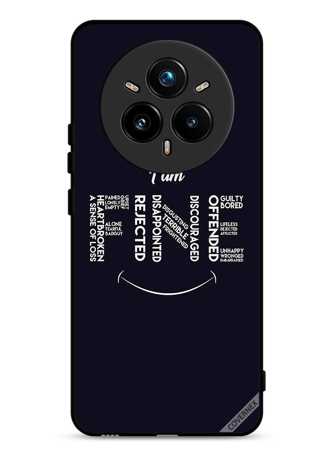 Covernex Realme 14 Pro Plus 5G Protective Case Cover Calligraphy I Am Fine