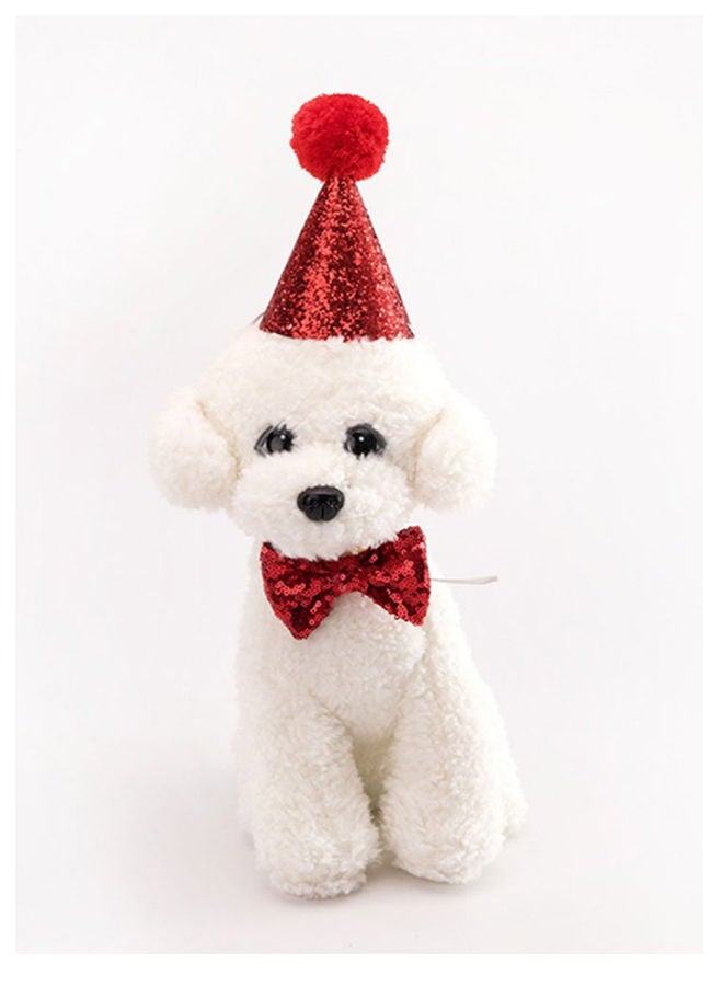 NIBEMINENT Bow Tie Costume Accessory Red/White Small - Image 2