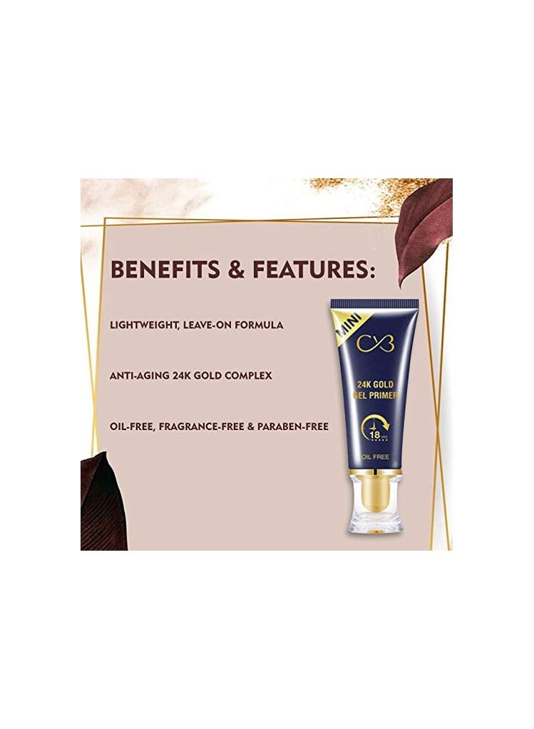CVB Gold Gel Primer for Pores Minimization, Anti-Ageing Oil-Free - Image 3