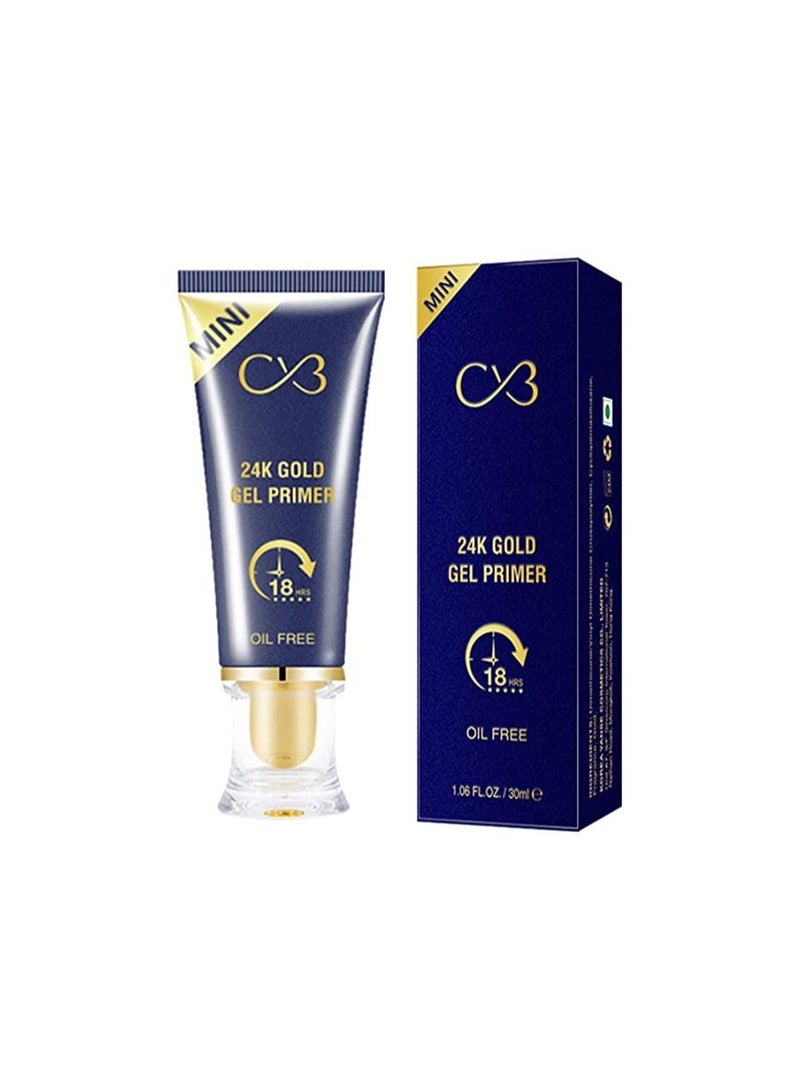 CVB Gold Gel Primer for Pores Minimization, Anti-Ageing Oil-Free - Image 1