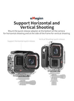 aMagisn 60m Camera Diving Case Waterproof Case for Insta360 Ace Pro For Insta360 Ace Underwater Case Action Camera Accessories  - Image 5