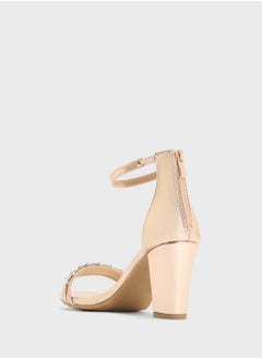 ELLA High Heel Sandal With Embellished Strap  - Image 3