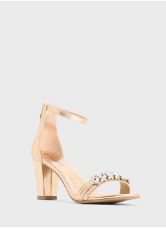 ELLA High Heel Sandal With Embellished Strap  - Image 2