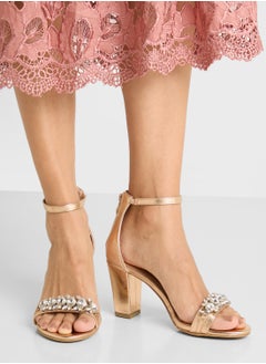 ELLA High Heel Sandal With Embellished Strap  - Image 5