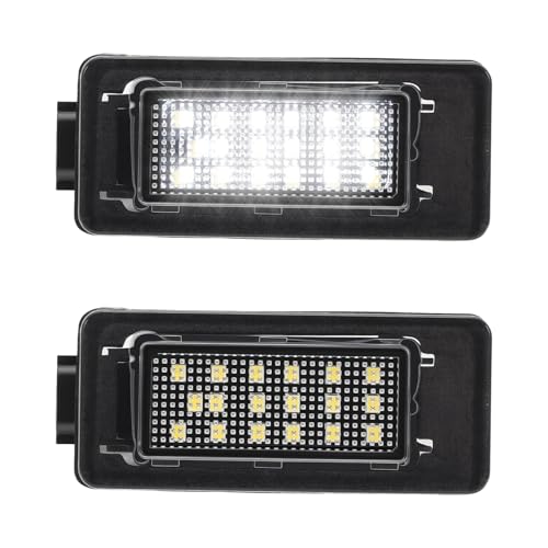 NFSpeeding License Plate Lights Rear Number Lamps Fit Altima Sentra Versa Rogue 26510-8990E Xenon White Rear Tag Light Kit Assembly 2Pcs - Image 1