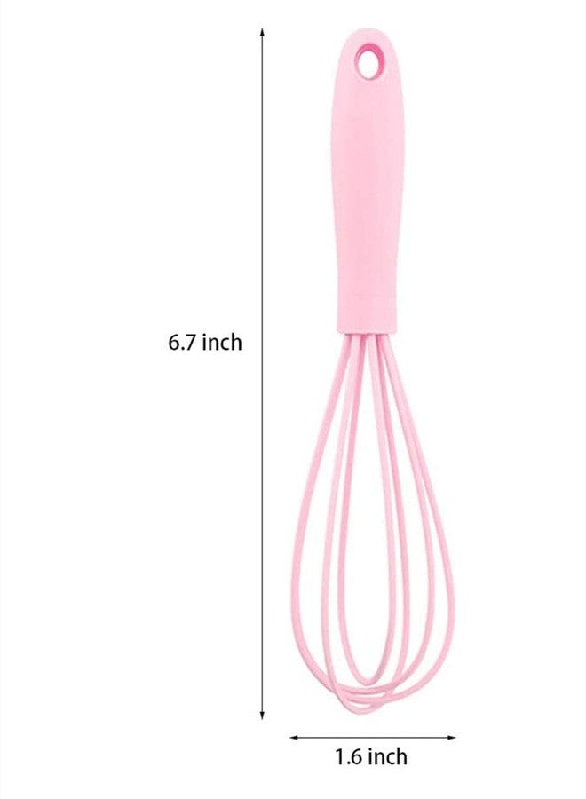 LAPXSNZD Silicone Whisk 5 Pcs Colorful Kitchen Mini Silicone Whisks,Whisk Set Egg Beater for Blending Whisking Beating Stirring Cooking Baking - Image 2