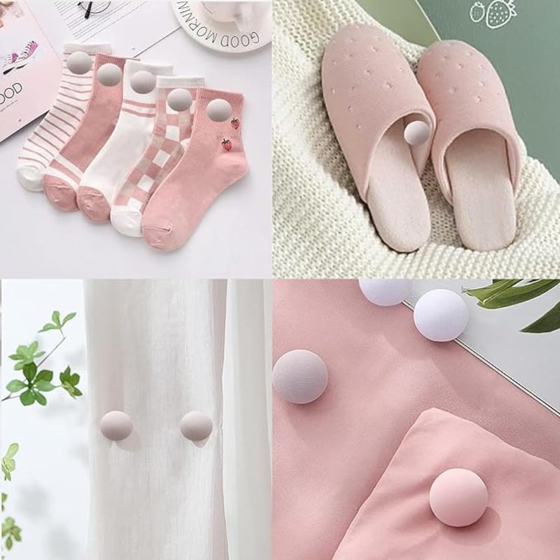 VIRAAJI Viraaji Pack of 8 Duvet Clips Cotton Mushroom Shape Duvet Clips NonSlip Cover Fixator Comforter Quilt Holder with OneKey Unlock for Blanket Bed Sheet Curtain Socks Pink  - Image 4