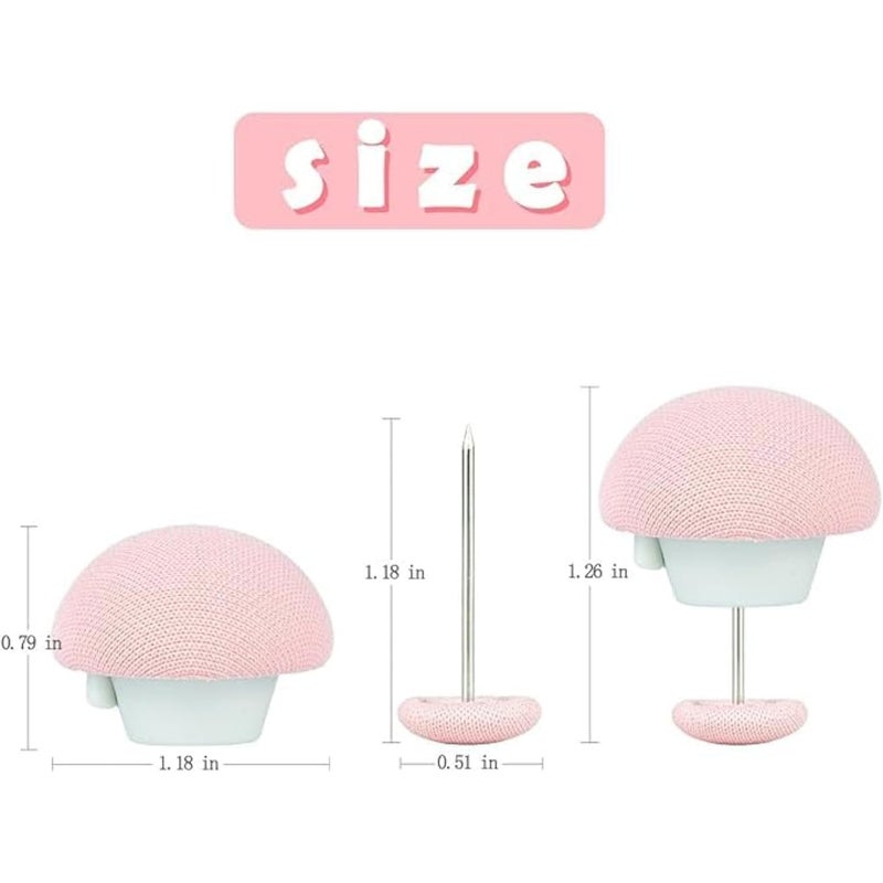 VIRAAJI Viraaji Pack of 8 Duvet Clips Cotton Mushroom Shape Duvet Clips NonSlip Cover Fixator Comforter Quilt Holder with OneKey Unlock for Blanket Bed Sheet Curtain Socks Pink  - Image 5