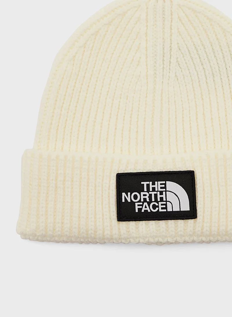 northface Logo Cuffed Beanie