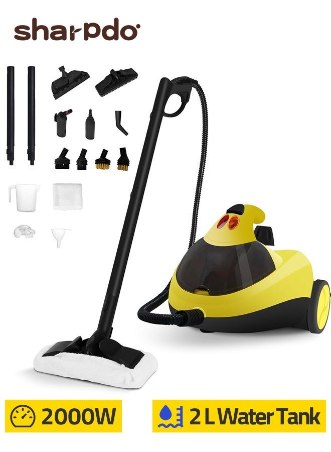 Sharpdo Steam Cleaner, Easy Fix Steam Cleaner for Furniture, 2 Liter Tank Capacity, 2000W, 5 Bar Steam Pressure - Image 1