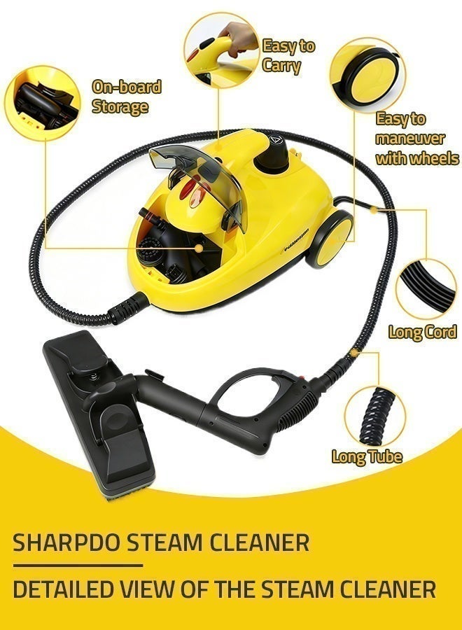 Sharpdo Steam Cleaner, Easy Fix Steam Cleaner for Furniture, 2 Liter Tank Capacity, 2000W, 5 Bar High Pressure Pressurized Steam Cleaning Machine,Multifunctional for Floor, Tile, Upholstery, Kitchen, Bathroom, Car Interior - Image 5