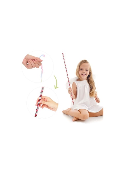 Magic plastic wand trick
