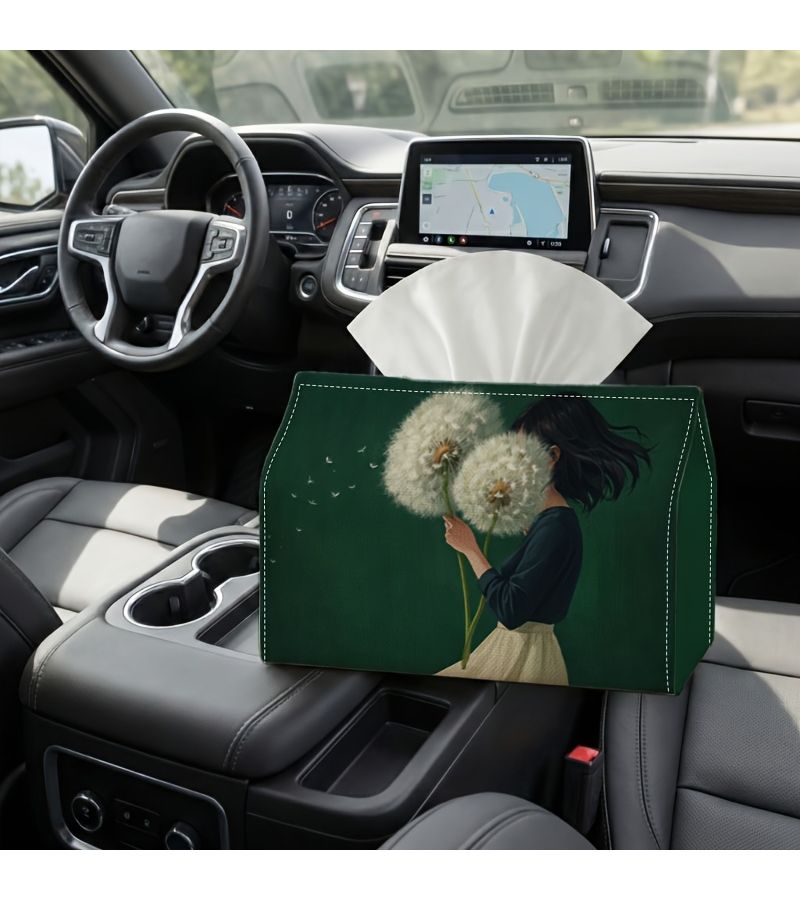 1PC Surreal Dandelion Tissue Box Home Decor Holder 23x12.5x17cm - Image 5