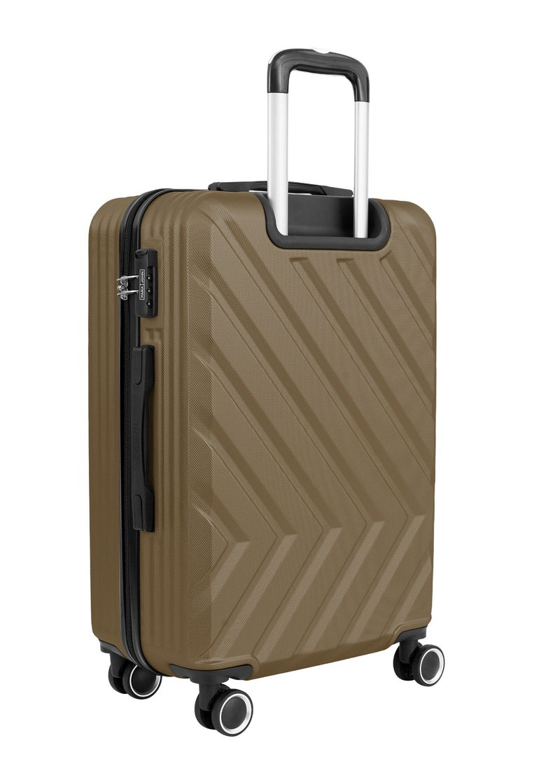 بارا جون حقيبة أمتعة أورورا واسطة الحجم (24  بوصة) مصنوعة من مادة ABS الصلبة مزودة بأربع عجلات دوارة وقفل - Image 2