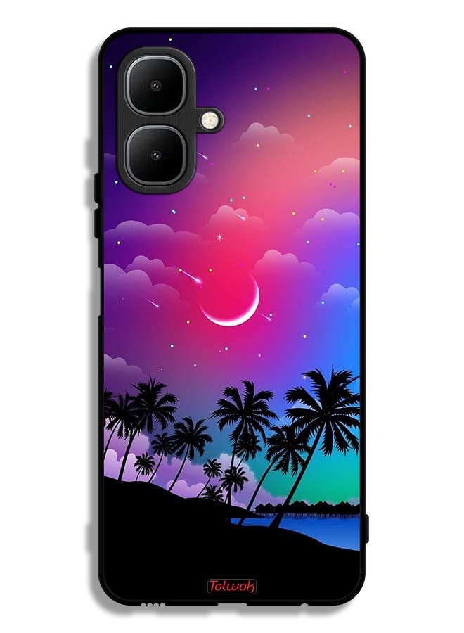 Tolwak Infinix Smart 10 Protective Case Cover Moon In Night Art