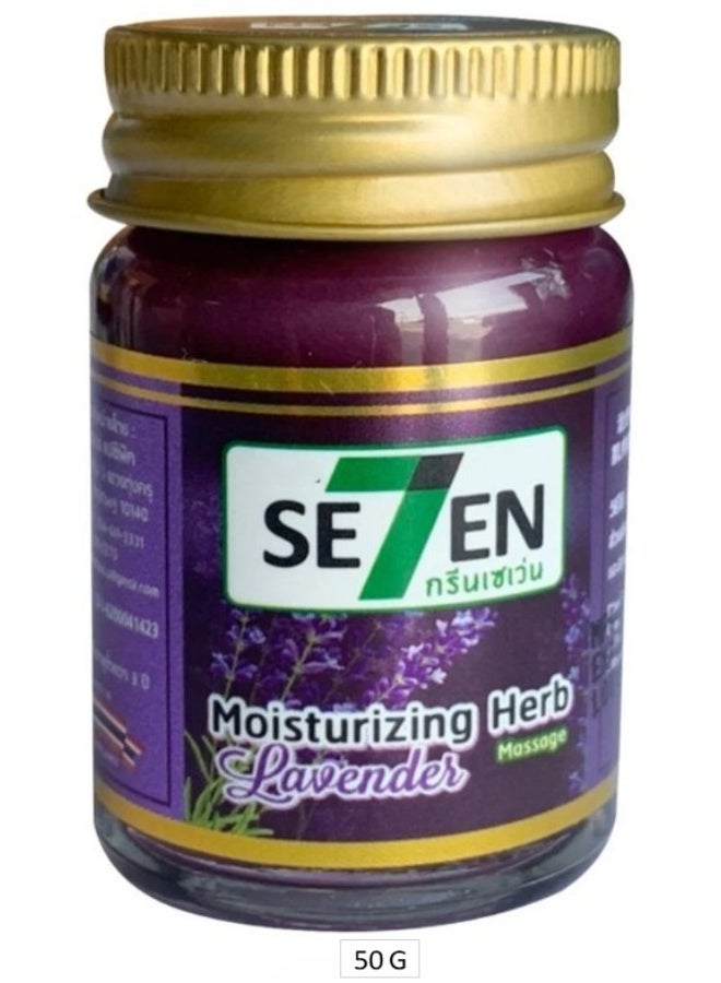 Se7en Sleep Balm Lavender Herb Massage Balm 50g – Relaxing Moisturizing Sleep Aid - Image 1