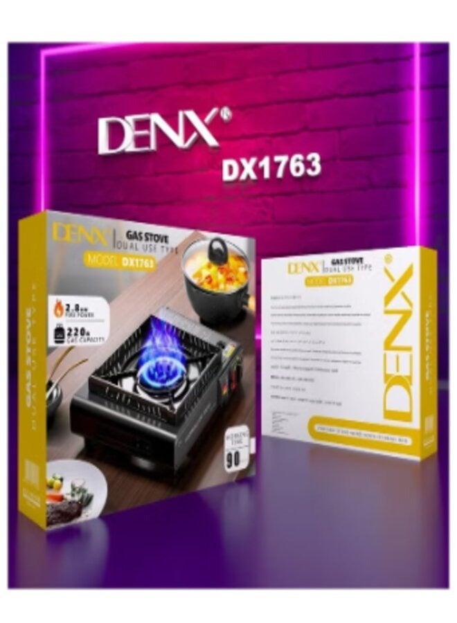 Denx Portable Gas Stove for Camping and Outdoor Use Size 34x28x8cm - Image 3