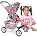 Kinderplay Baby Doll Stroller Pram for Girls Umbrella Stroller for Kids Lightweight Play Carriage for Ages 2 Years Baby Doll Accessories with Storage 2205Inch Handle Height Model KP0280S - Image 3
