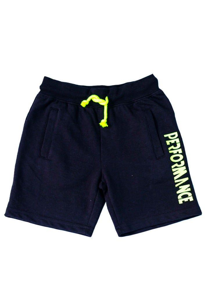 WiNi BEE Boys shorts Children's summer clothes Toddler knee-length pants Neon green printed sport trousers 2 4 6 Years  - Image 1