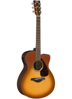 YAMAHA FSX800C Concert Cutaway Acoustic-Electric Guitar Sandburst  - Image 1