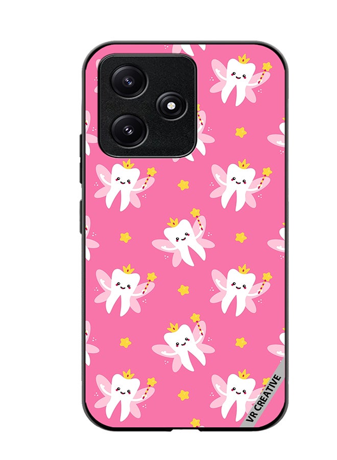 VR CREATIVE Protective Case Cover For Xiaomi Poco M6 Pro 5G Cute Tooth Fairy Design Multicolour - Image 1