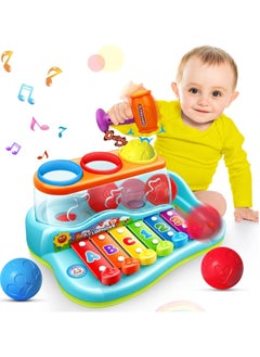 Hammering Pounding 1 Year Old Toys, Ball Pound and Tap Bench Toy with Xylophone , Musical Developmental Educational Toddler Toys Age 1-2, 18 24 Months, 1 2 3 Year Old Baby Boy Girl Toys - pzsku/Z041184341FF9815BE869Z/45/_/1732723147/1a31d904-2ba5-40ef-8477-ccdd9216cce7