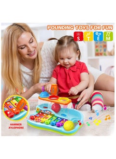 Hammering Pounding 1 Year Old Toys, Ball Pound and Tap Bench Toy with Xylophone , Musical Developmental Educational Toddler Toys Age 1-2, 18 24 Months, 1 2 3 Year Old Baby Boy Girl Toys - pzsku/Z041184341FF9815BE869Z/45/_/1732723167/6f054f5f-b44a-4252-a184-085426530ebf