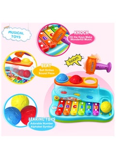 Hammering Pounding 1 Year Old Toys, Ball Pound and Tap Bench Toy with Xylophone , Musical Developmental Educational Toddler Toys Age 1-2, 18 24 Months, 1 2 3 Year Old Baby Boy Girl Toys - pzsku/Z041184341FF9815BE869Z/45/_/1732723179/7c7bd02c-60d8-4fc9-a127-3a6b2223e5c5