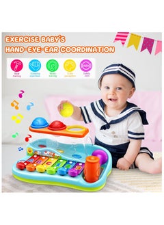 Hammering Pounding 1 Year Old Toys, Ball Pound and Tap Bench Toy with Xylophone , Musical Developmental Educational Toddler Toys Age 1-2, 18 24 Months, 1 2 3 Year Old Baby Boy Girl Toys - pzsku/Z041184341FF9815BE869Z/45/_/1732723218/66dacf76-8611-48af-bc3f-84ae520d189c