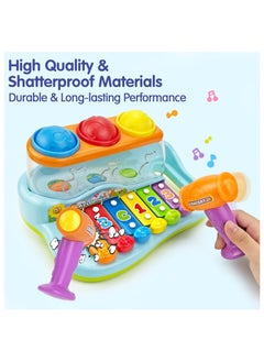 Hammering Pounding 1 Year Old Toys, Ball Pound and Tap Bench Toy with Xylophone , Musical Developmental Educational Toddler Toys Age 1-2, 18 24 Months, 1 2 3 Year Old Baby Boy Girl Toys - pzsku/Z041184341FF9815BE869Z/45/_/1732741248/4e293b95-91e5-473d-833b-046dc2c631cf