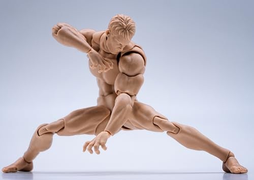 Fremego 112 Scale Male Action Figure6inch Super Flexible Strong Muscular Figure Miniature Figures Body Doll with Interchangeable Hands and Accessories Collection Yellow Skin - Image 5