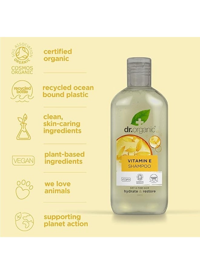 dr.organic Dr. Organic Vitamin E Shampoo, Hydrate & Restore  - Image 4