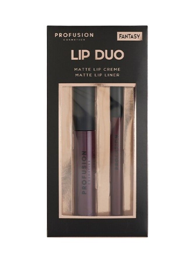 profusion Fantasy Lip Set Lip Duo Lip Liner & Matte Lip Cream - Image 1