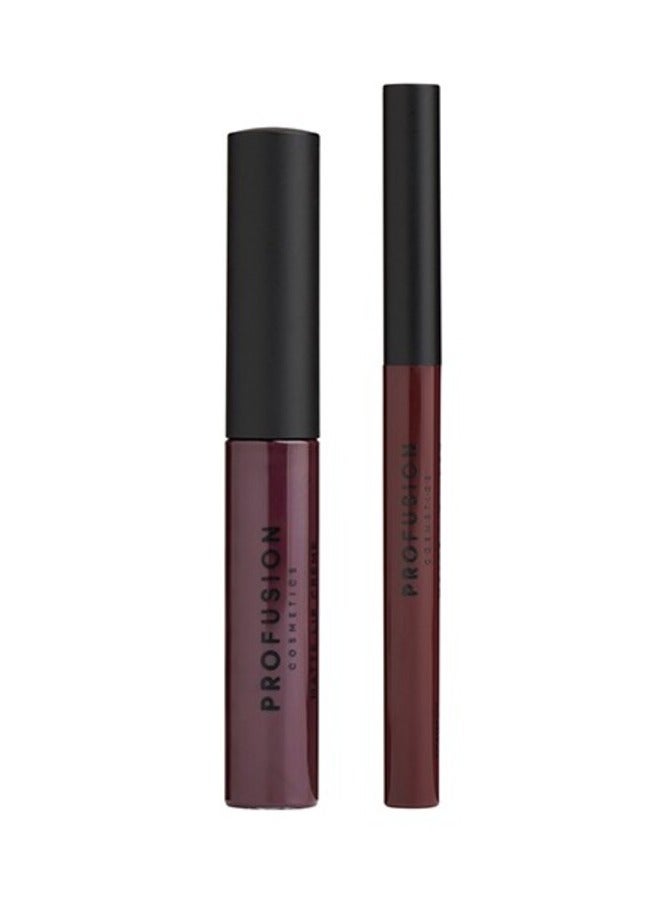 profusion Fantasy Lip Set Lip Duo Lip Liner & Matte Lip Cream - Image 2