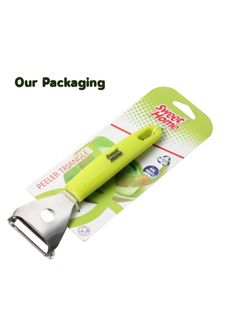 Sweet Home Sweet Home Vegetable Peeler Soft Grip Handle and Ultra Sharp Stainless Steel Blades Apple Carrot Cucumber Peeler With Heavy Duty Ergonomic Handle Premium Swivel Vegetable Peeler - Perfect for Veggie, Fruit, Potato, Carrot, Apple  - Image 2
