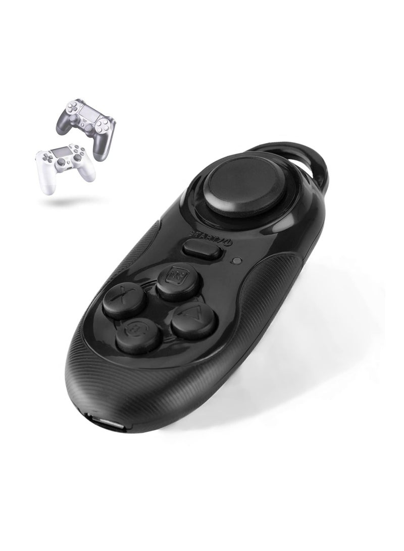 Captaintech Eboxer Mini Portable Gamepad, Selfie Remote Controlle Phone Shutter Selfie Remote Controller Wireless Bluetooth Gamepad Portable Gamepad for Gear VR Glasses Tablet PC TV IOS Android Systems - Image 1