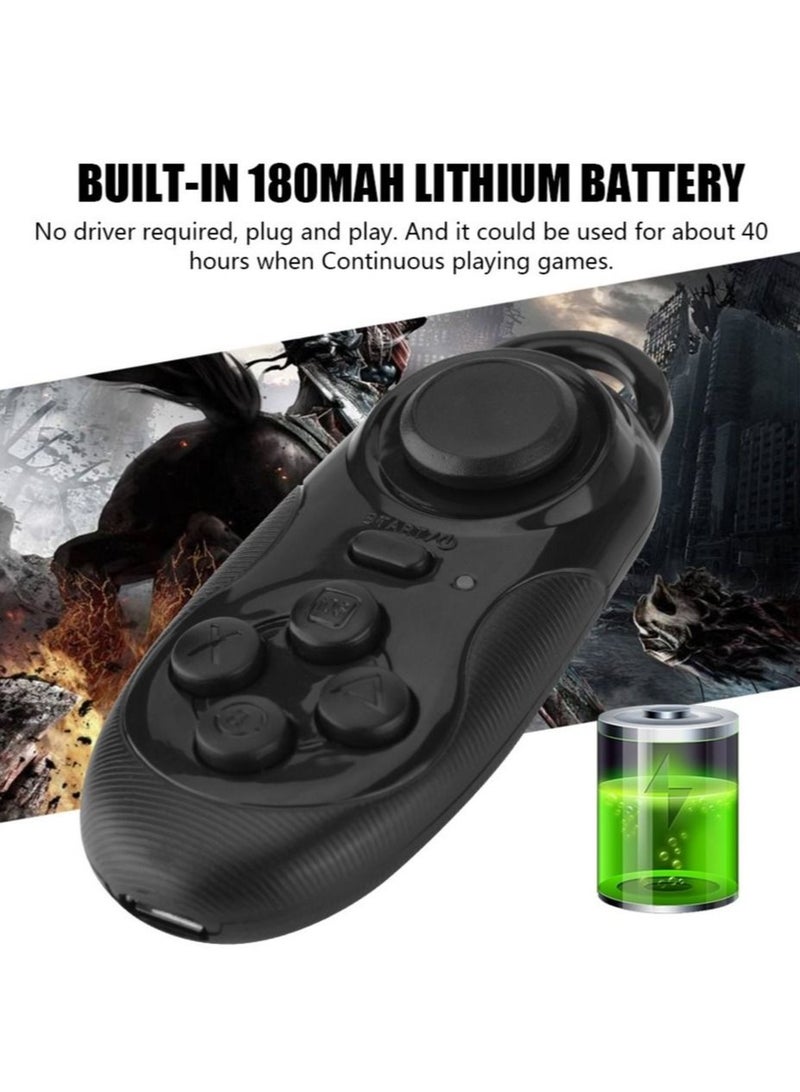 Captaintech Eboxer Mini Portable Gamepad, Selfie Remote Controlle Phone Shutter Selfie Remote Controller Wireless Bluetooth Gamepad Portable Gamepad for Gear VR Glasses Tablet PC TV IOS Android Systems - Image 3