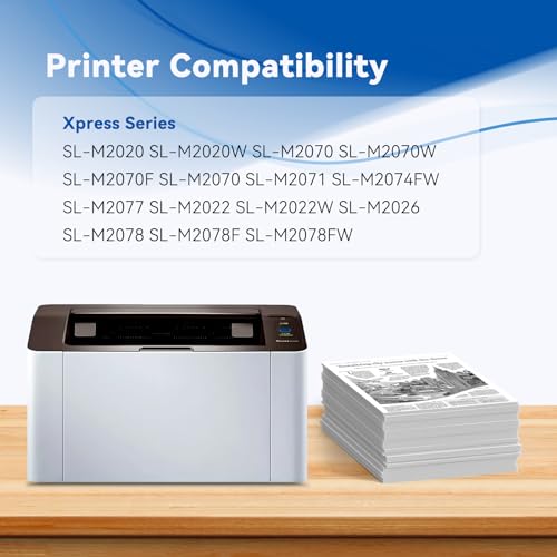 belietop MLT-D111S Toner Cartridge Compatible for Samsung MLT-D111S 111S MLT111S D111S High Yield to Use with Samsung Xpress M2020W M2070FW M2020 M2070W M2024W M2074FWPrinter (Black, 2 Pack) - Image 2