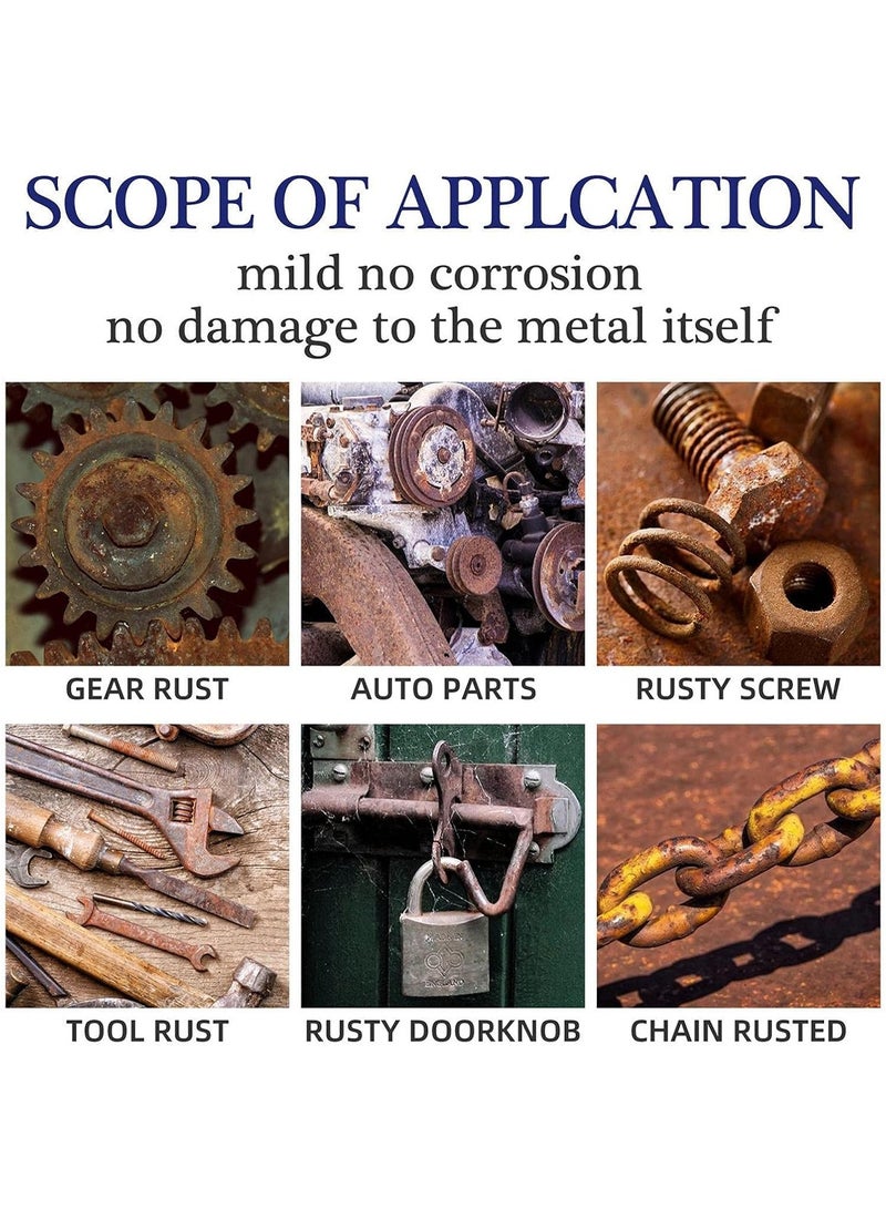 كيو12 مزيل الصدأ Q12، قطعتان، محلول قوي وآمن وسريع لإزالة الصدأ، 200 مل - Image 4