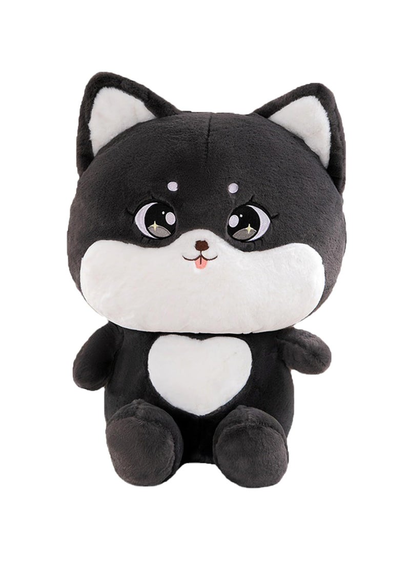 SYOSI - Black Cat Plush, Lovely Cat Stuffed Animal Cat Plushie Pillow for Hugging Plush Squishy Pillow Toy for Kids (9.8") - Image 1