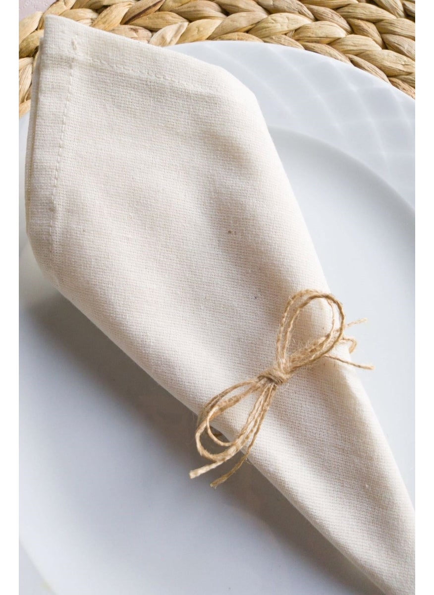 12 Pieces Natural Linen Serving Napkins - pzsku/Z0411E40E6495746DF579Z/45/_/1728060593/35ed4d57-a8e0-4909-8d8f-3281424d5255