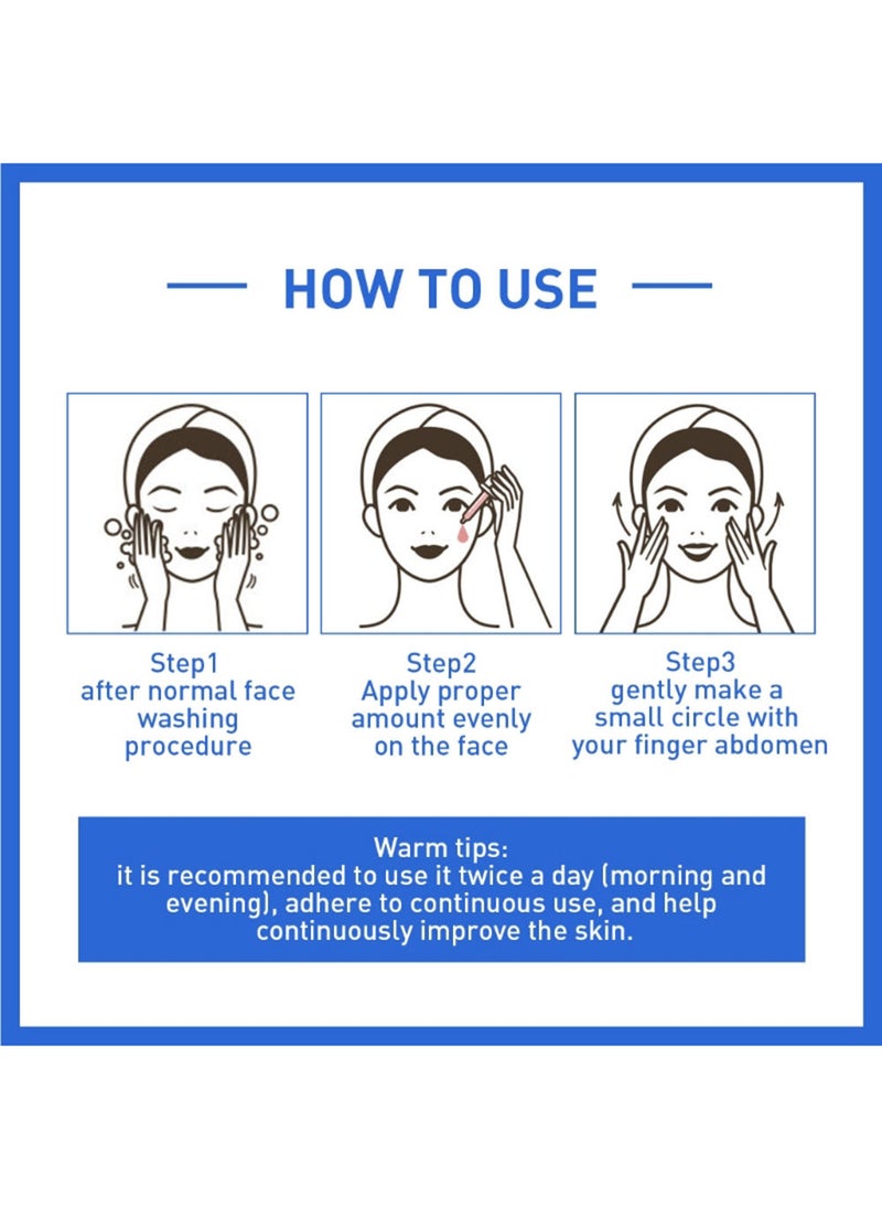 West&Month - 2 Pcs Anti-Aging Collagen Serum Suitable For All Skin Fade Dark Spot Removal Pigment Melanin Correcting Nourishing Brighten Face Skin Care Essence - Image 1