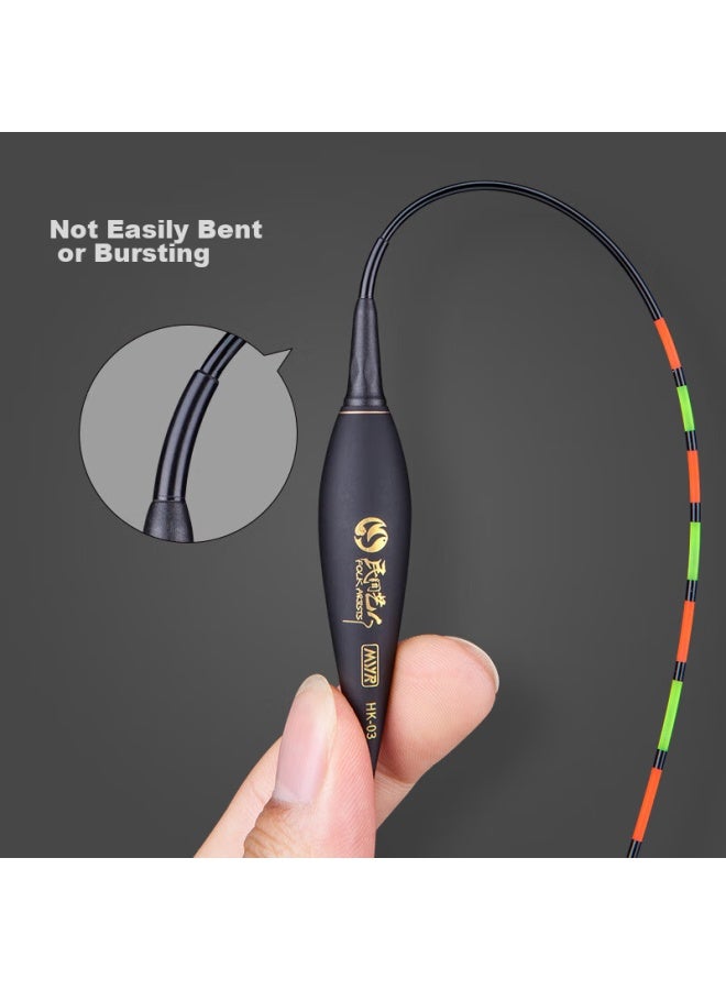 Folk Artists Folk Artist Matte Luminous Night Glowing Black Pit Extended Thickened Striking Day And Night Dual-use Electronic Float For Carp Fishing Big Fish Float  - Image 4