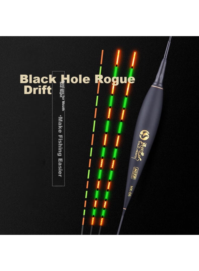 Folk Artists Folk Artist Matte Luminous Night Glowing Black Pit Extended Thickened Striking Day And Night Dual-use Electronic Float For Carp Fishing Big Fish Float  - Image 3