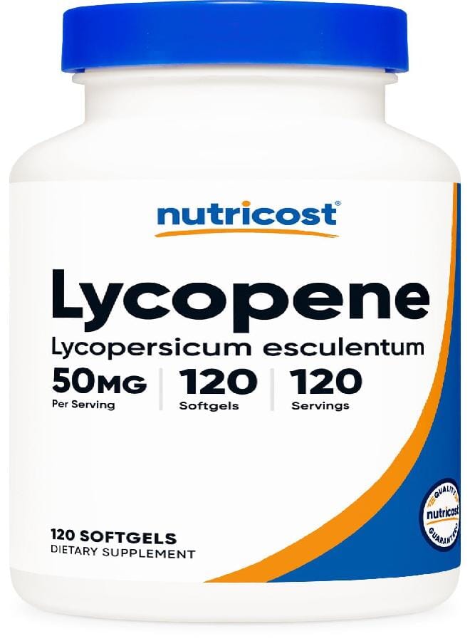 Nutricost Lycopene 50mg Softgels (120 Softgels) - Image 1